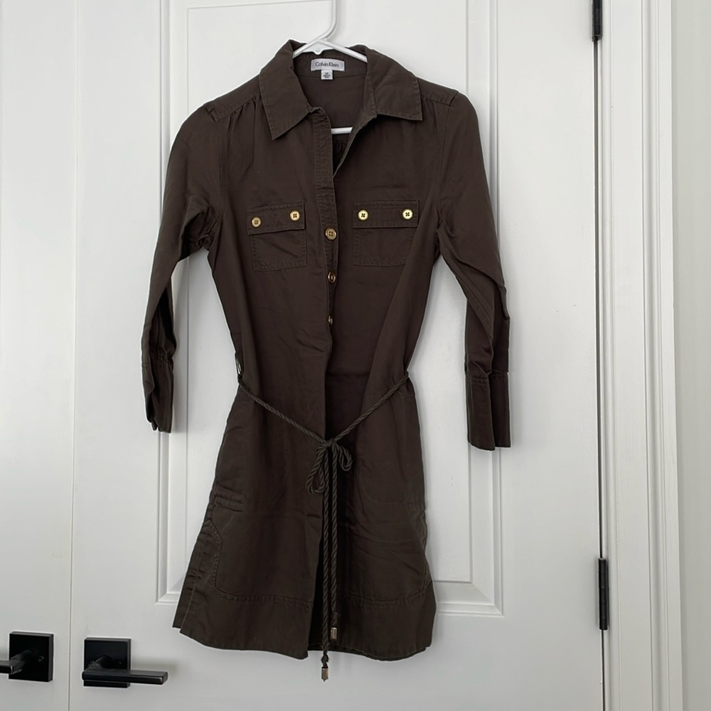 Calvin Klein shirt dress